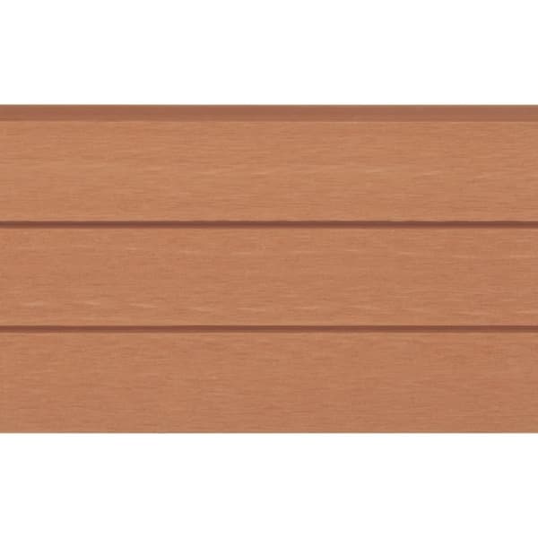 vidaXL havehegn 180 x 187 cm WPC brun
