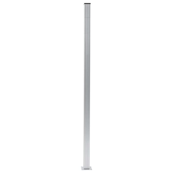vidaXL havehegn 180 x 187 cm WPC brun