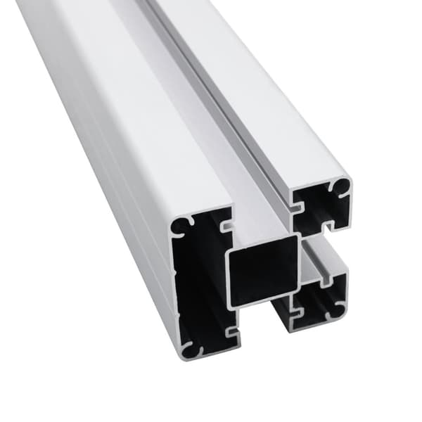 vidaXL hegnssæt 2 stk. firkantet WPC 353 x 187 brun