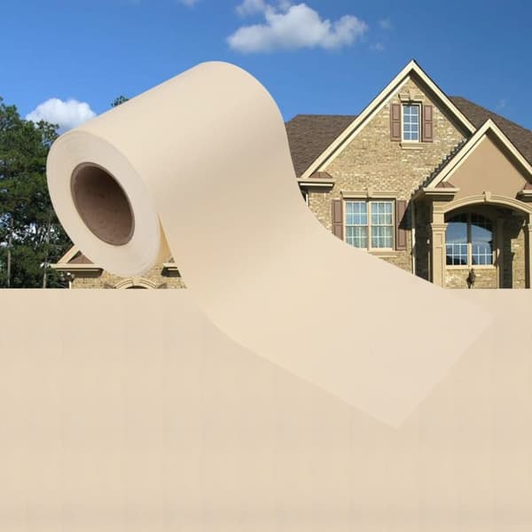 vidaXL Hageskjerm PVC 35x0,19 m kremhvit