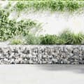 Miniatyrbilde 3 av 6: vidaXL Gabion med topp- og bunndekke galvanisert stål 900x30x50 cm