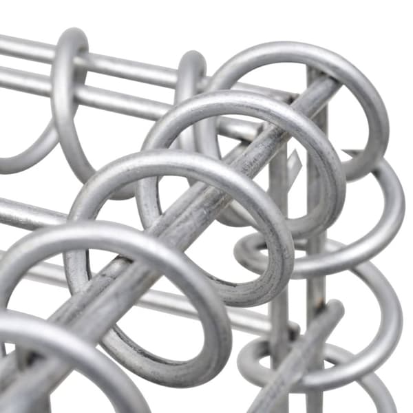 vidaXL Gabion-kivikori kansilla galvanoitu teräs 900x30x150 cm