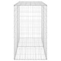 Miniatyrbilde 5 av 6: vidaXL Gabion med dekker galvanisert stål 150x60x100 cm