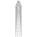Miniatyrbilde 4 av 6: vidaXL Gabion med dekker galvanisert stål 900x30x150 cm