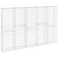 Pikkukuva 2 / 6: vidaXL Gabion-kivikori kansilla galvanoitu teräs 300x30x200 cm