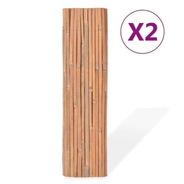 vidaXL Bambuaidat 2 kpl 100 x 400 cm
