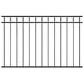 Miniatyrbilde 1 av 4: vidaXL Gjerdepanel stål 1,7x1 m svart