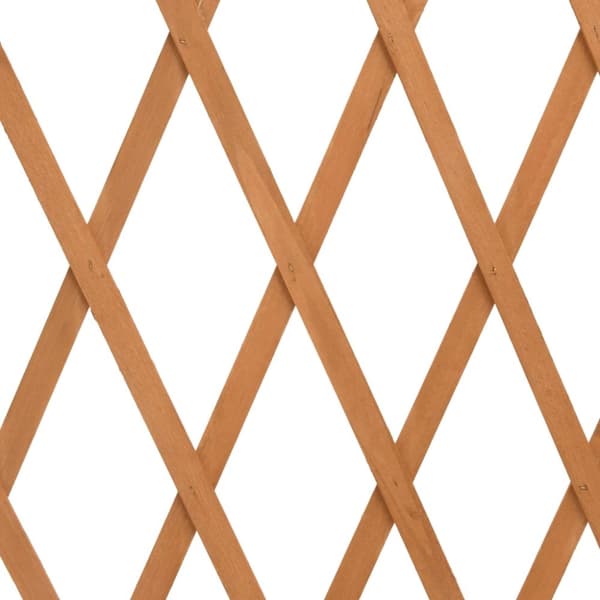 vidaXL espalier til haven 180x100 cm massivt fyrretræ orange