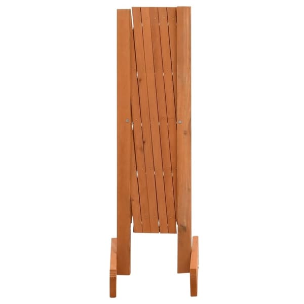 vidaXL espalier til haven 120x60 cm massivt fyrretræ orange