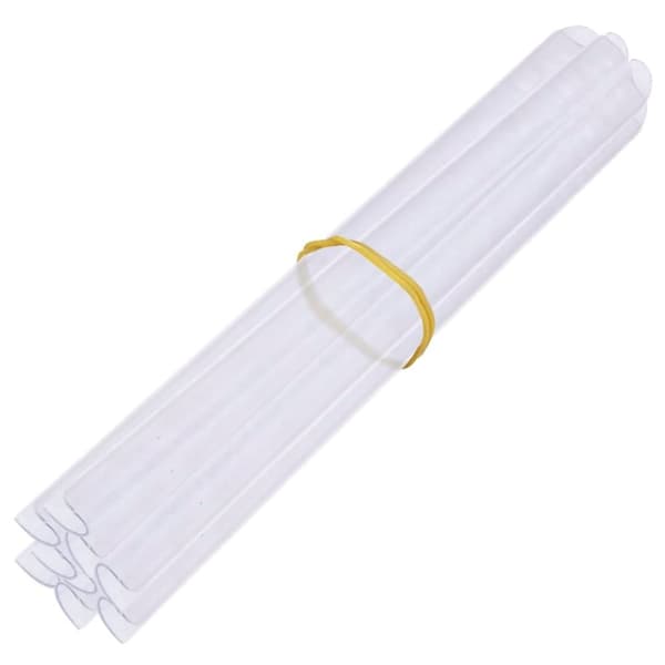 vidaXL Hageskjerm 4 stk PVC 35x0,19 m hvit