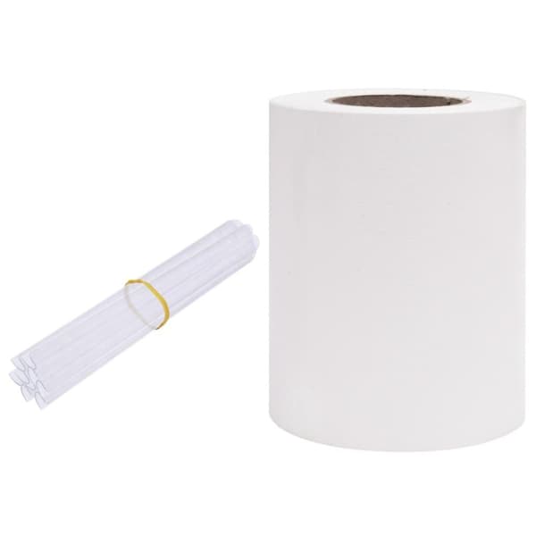 vidaXL Puutarhan yksityisyyden suoja PVC 70x0,19 m valkoinen