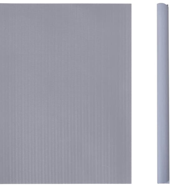 vidaXL Puutarhan yksityisyyden suojat 4 kpl PVC 35x0,19m vaaleanharmaa