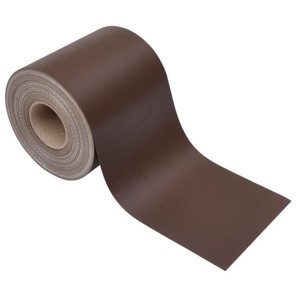 vidaXL Hageskjerm 4 stk PVC 35x0,19 m brun