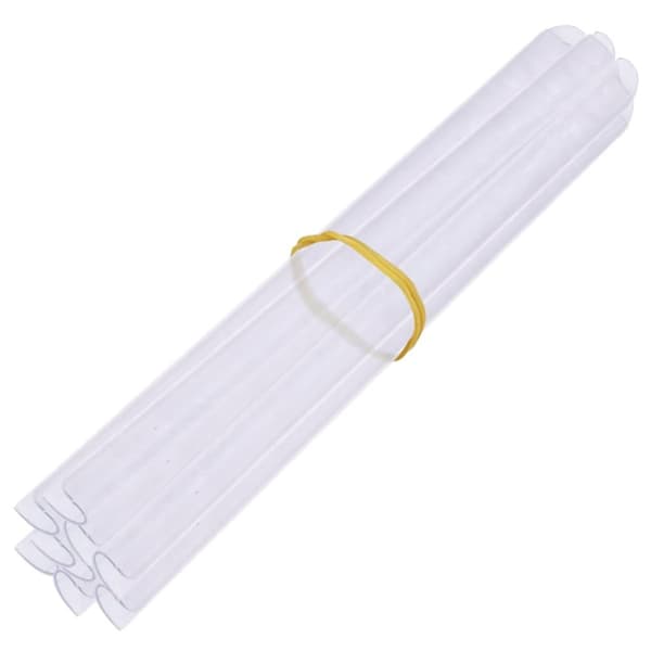 vidaXL Hageskjerm 4 stk PVC 35x0,19 m brun