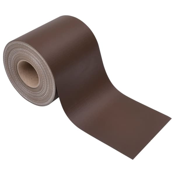 vidaXL Hageskjerm PVC 70x0,19 m brun