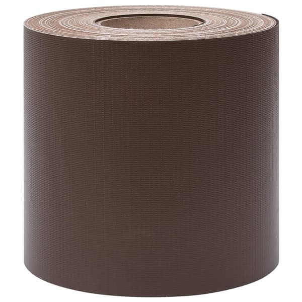 vidaXL Hageskjerm PVC 70x0,19 m brun