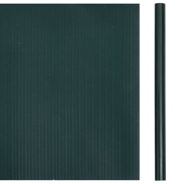 vidaXL Puutarhan yksityisyyden suojat 4 kpl PVC 35x0,19 m matta vihreä