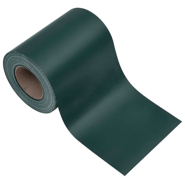 vidaXL Puutarhan yksityisyyden suojat 4 kpl PVC 35x0,19 m matta vihreä