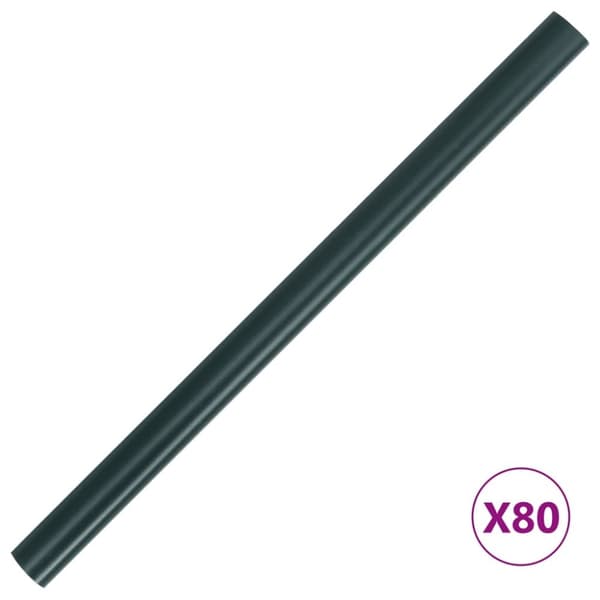 vidaXL Puutarhan yksityisyyden suojat 4 kpl PVC 35x0,19 m matta vihreä