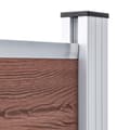 Miniatyrbilde 5 av 9: vidaXL Gjerdepanel WPC 95x186 cm brun