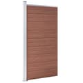 Miniatyrbilde 2 av 9: vidaXL Gjerdepanel WPC 95x186 cm brun
