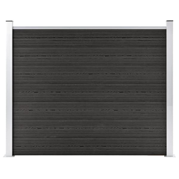 vidaXL Aitapaneeli WPC 180x146 cm harmaa