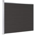 Miniatyrbild 3 av 9: vidaXL Staketpanel WPC 175x146 cm svart
