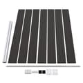Miniatyrbild 4 av 9: vidaXL Staketpanel WPC 175x146 cm svart