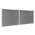 Pikkukuva 2 / 11: vidaXL Aitapaneelisarja WPC 353x146 cm harmaa