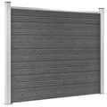 Pikkukuva 4 / 11: vidaXL Aitapaneelisarja WPC 353x146 cm musta