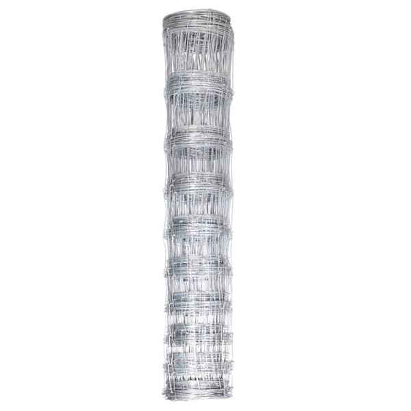 vidaXL havehegn 50x1,2 m galvaniseret stål sølvfarvet