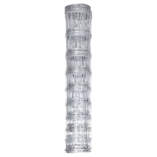 vidaXL havehegn 50x1,5 m galvaniseret stål sølvfarvet
