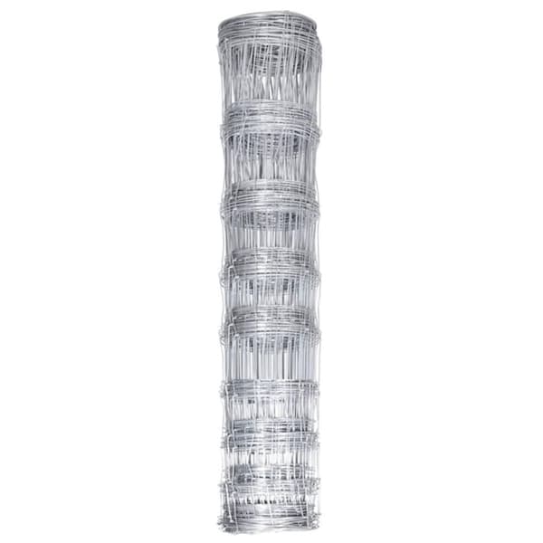 vidaXL Puutarha-aita galvanoitu teräs 50x1,2 m hopea
