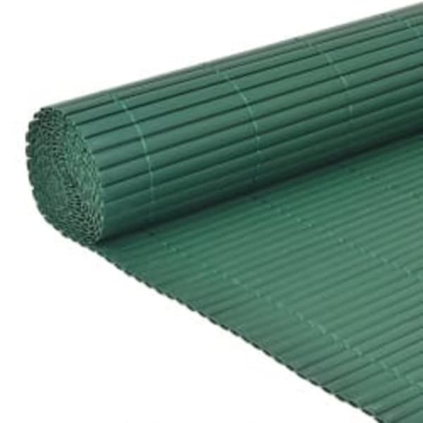 vidaXL Dobbelsidet hagegjerde 110x500 cm grønn