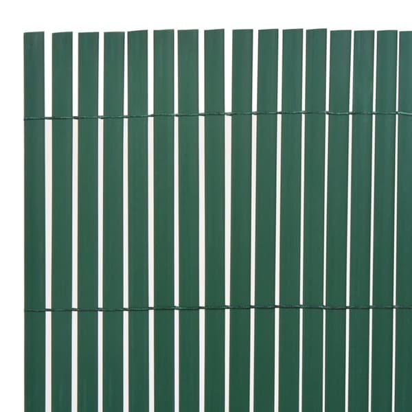 vidaXL Dobbelsidet hagegjerde 110x500 cm grønn