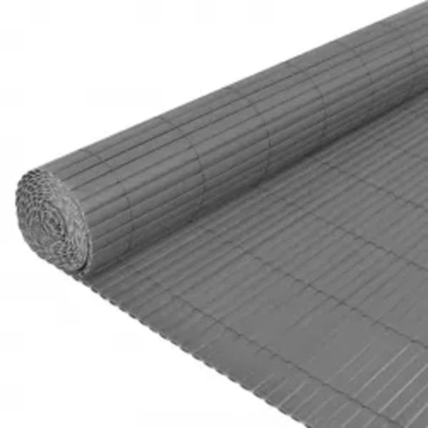 vidaXL dobbeltsidet havehegn 110x300 cm grå