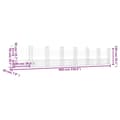 Miniatyrbilde 6 av 6: vidaXL Gabionkurv u-formet med 8 stolper jern 860x20x150 cm