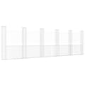 Miniatyrbilde 2 av 6: vidaXL Gabionkurv u-formet med 6 stolper jern 620x20x200 cm