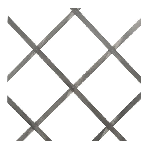vidaXL espalierhegn 5 stk. 180x30 cm massivt fyrretræ grå