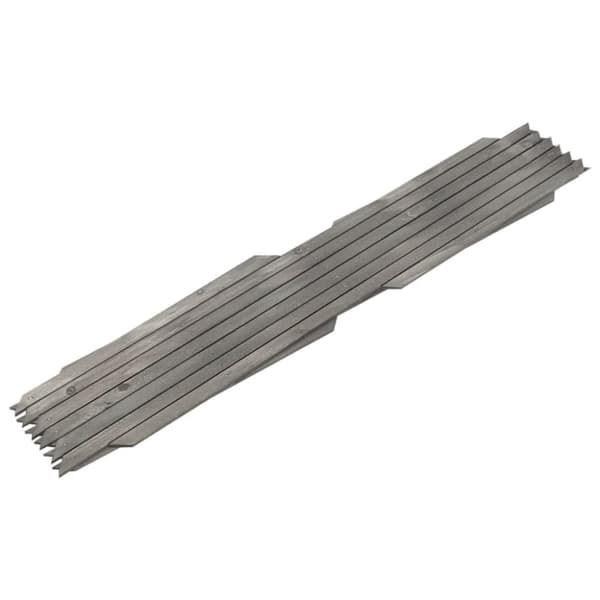 vidaXL espalierhegn 5 stk. 180x60 cm massivt fyrretræ grå