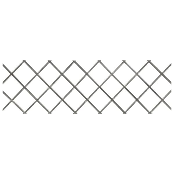 vidaXL espalierhegn 5 stk. 180x60 cm massivt fyrretræ grå