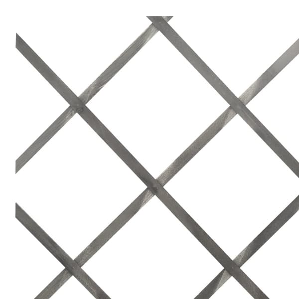 vidaXL espalierhegn 5 stk. 180x60 cm massivt fyrretræ grå