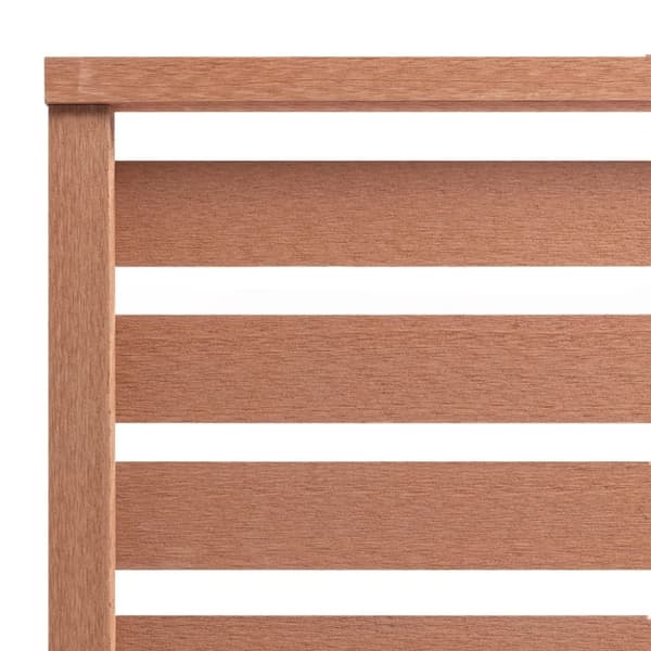 vidaXL Staketpanel WPC 180x180 cm brun
