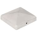 Miniatyrbilde 2 av 9: vidaXL Gjerdestolpehatter pyramide 6 stk galvanisert metall 101x101 mm