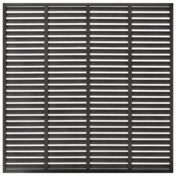 vidaXL Lamellgjerde WPC 180x180 cm mørkegrå