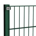 Miniatyrbilde 4 av 5: vidaXL Gjerdepanel med stolper jern 15,3x1,2 m grønn