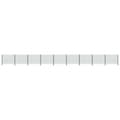Miniatyrbilde 1 av 5: vidaXL Gjerdepanel med stolper jern 15,3x1,2 m grønn