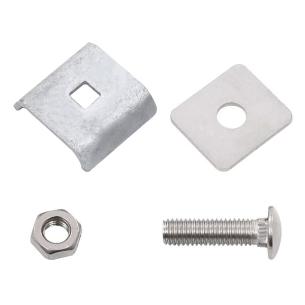 vidaXL Sammankopplare galler 25 set silver