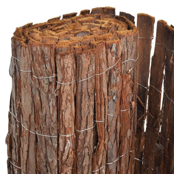 vidaXL Barkstaket 1000x70 cm