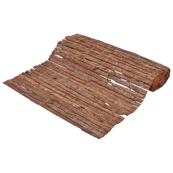 vidaXL Barkstaket 1000x70 cm